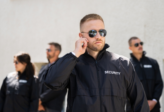 Security officer on duty